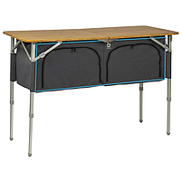 Туристичний Стіл Розкладний Bo-Camp Newington 120x50 cm Brown (1593631) Кемпінговий Складаний Столик для риболовлі, фото 4