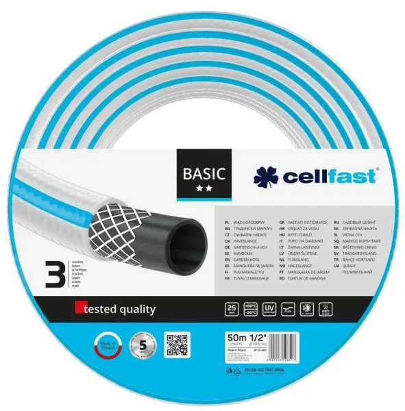 Шланг Cellfast BASIC 1/2 50 м (10-402), фото 1