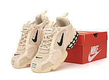 Кросівки Nike Air Zoom x Stussy Spiridon Cage 2 Fossil / Найк Аїр Зум Стуссі Спірідон 2 Фосил Бежеві, фото 5