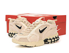 Кросівки Nike Air Zoom x Stussy Spiridon Cage 2 Fossil / Найк Аїр Зум Стуссі Спірідон 2 Фосил Бежеві, фото 4