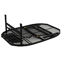 Туристичний Стіл Розкладний Bo-Camp Northgate Oval 120x80 cm Black/Grey (1404187) Кемпінговий Складаний Столик для риболовлі, фото 6