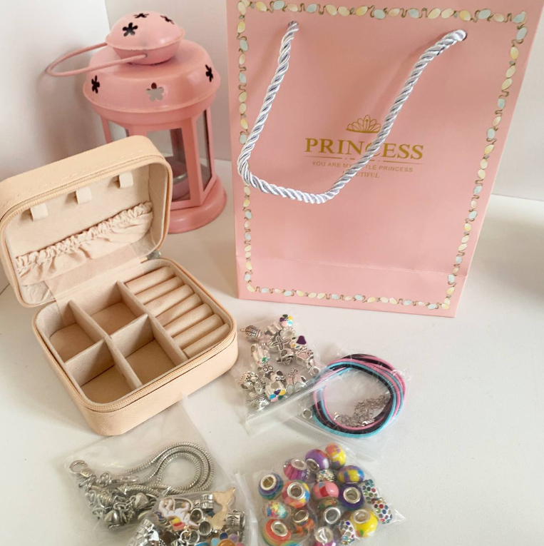 Набор для создания украшений Princess, бусины, подвески,, DLS 1108