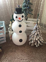 Сніговик декоративний зі скла, 75 см. Польща.
