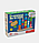Дерев'яна логічна гра сортер, фігури, геометрика, шнурівка, гра Монтессорі, 61445, фото 5