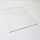Кишеня плоска для одного аркуша формату А4 горизонтальна настінна акрилова 297х210мм, фото 3
