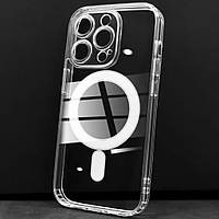 Чохол силіконовий Clear case MagSafe для iPhone 13 PRO MAX (закрита камера)