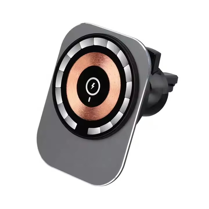 Магнітний тримач для телефона з бездротовою зарядкою MagSafe для iPhone 12 | 13 | 14 | 15, фото 1