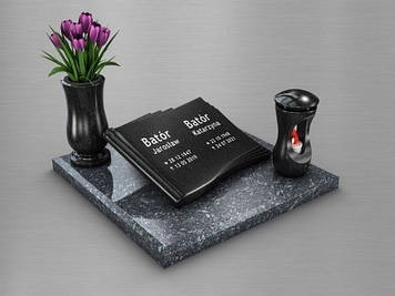 Європейський пам'ятник-табличка для тварини із граніту Камінь Спогадів