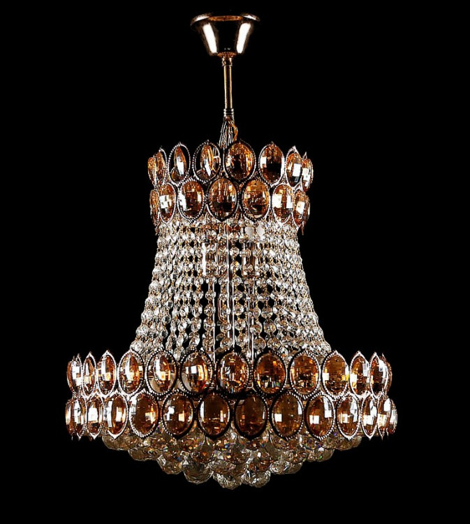 Кришталева класична люстра L6240/500/9 (FGD), фото 1