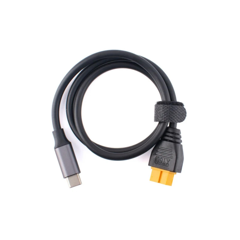Зарядный кабель Toolkitrc SC100 XT60 Type-C black 50см, max 5A