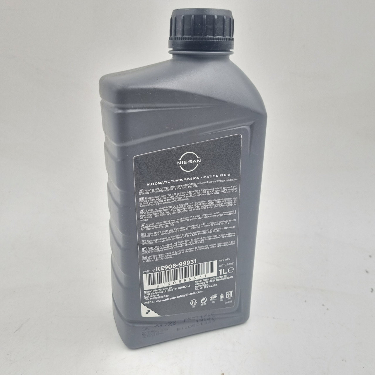 Оригінальне трансмісійне мастило Ніссан AT-Matic D 1л KE908-99931