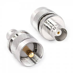 Перехідник штекер UHF — гніздо BNC (UHFP/BNCJ)