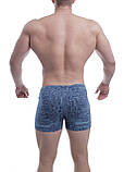 Bono чоловічі труси шорти боксери 950360 сині принт 56, фото 3