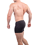Bono чоловічі труси шорти боксери 950325 чорні принт 56, фото 2