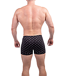 Bono чоловічі труси шорти боксери 950325 чорні принт 56, фото 3
