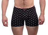 Bono чоловічі труси шорти боксери 950325 чорні принт 56, фото 4