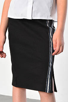 Спідниця дитяча для дівчинки чорного кольору р.S 183077S