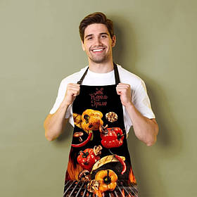 Фартух 3D "Король Грилю" 3782 16522 80х60х24 см yL.