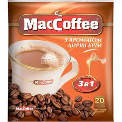 Кавовий напій MacCoffee 3 в 1 Irish Cream "Айриш крим" 20 шт. (МакКофе)