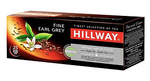 Чай чорний із бергамотом HILLWAY Fine Earl Grey 25 пакетиків* 2 гр. (Хілвей)