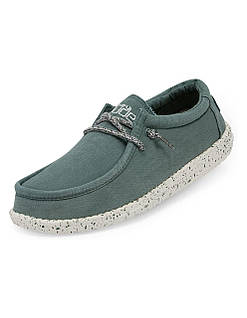 Літні чоловічі топсайдери Hey Dude Wally Washed Teal 111528303 Оригінал