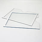 Інформаційна кишеня для стендів формату А5 (148х210мм), буклетниця на один аркуш з ПЕТ, фото 3