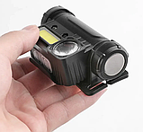 Налобний ліхтарик X-Balog BL-123 XPE+COB (біле та червоне світло) акумуляторний Type-C (7_00717), фото 7