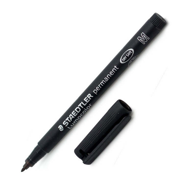 Маркер чорний для вушних бирок 1 мм Staedtler, фото 1