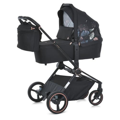 Коляска дитяча трансформер EL CAMINO 2 в 1 ME 1091-B PERSONA Black Art