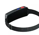 Налобний ліхтарик X-Balog BL-F007 COB акумуляторний USB Black (7_00720), фото 2