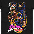 Футболка чорна Morze JoJo's Bizarre Adventure V1, фото 3