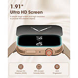 Жіночий розумний наручний годинник Smart Sensation + 2 ремінці (Gold), фото 5