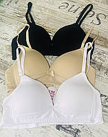 Бавовняні ліфчики для дівчаток без кісточок із регульованими шлейками