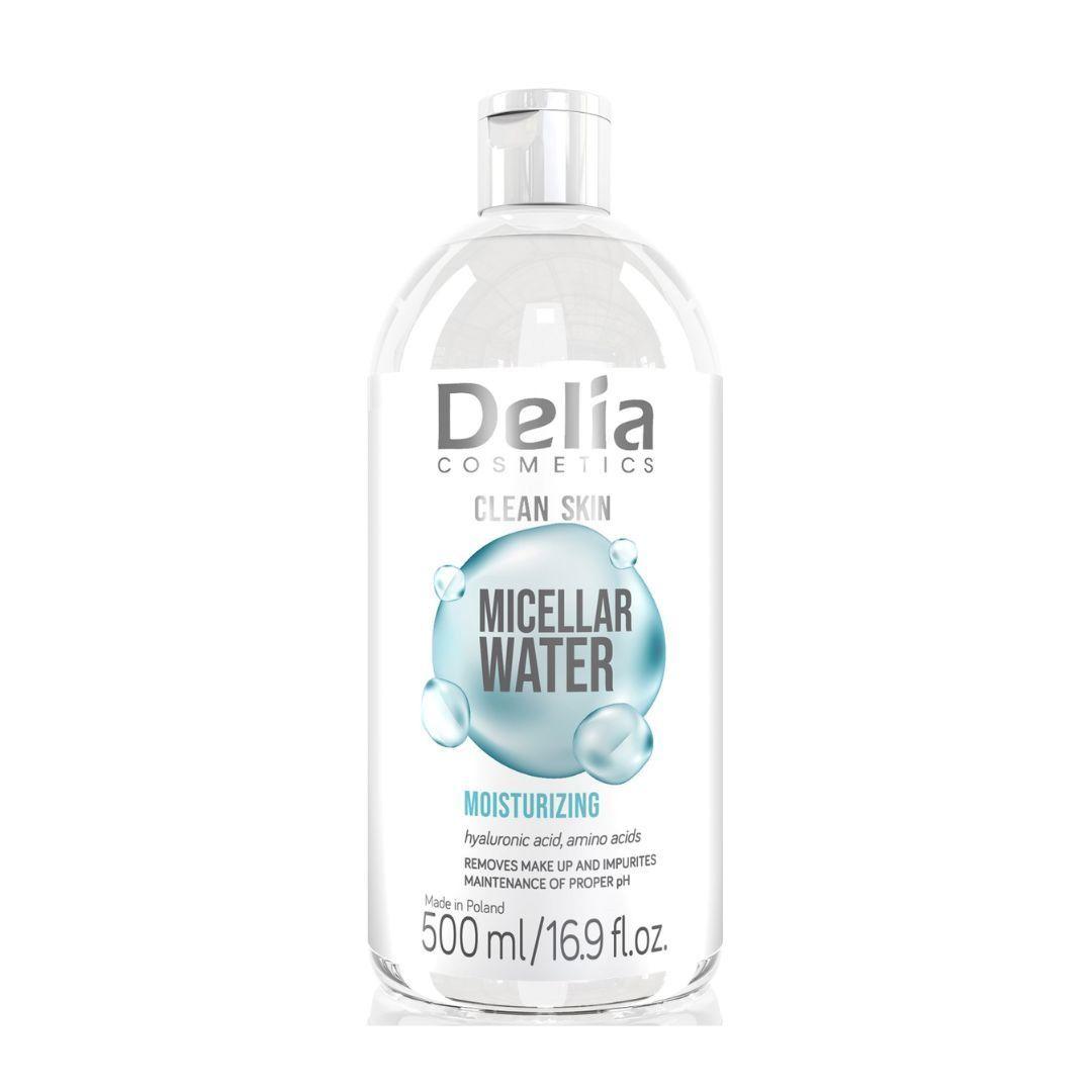 Міцелярна вода зволожуюча Delia Cosmetics Clean Skin, 500 мл