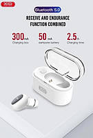 Bluetooth-гарнітура XO BE7 (Білий), фото 4