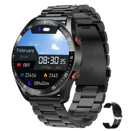 Розумні смарт годинник HW20 Smart Watch для Android і iOS, пульсометром, тонометром, крокоміром (чорні ))