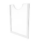 Кишеня плоска для інформаційних стендів А6 (105х148мм), буклетниця, ПЕТ, фото 3