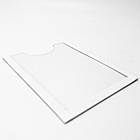 Кишеня плоска для інформаційних стендів А6 (105х148мм), буклетниця, ПЕТ, фото 2