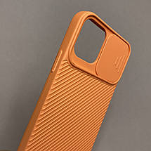 Чохол для Apple iPhone 11 Pro щільний із шторкою для камери чохол на телефон Айфон 11 про помаранчевий H90, фото 3