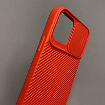 Чохол для Apple iPhone 11 Pro щільний із шторкою для камери чохол на телефон айфон 11 про червоний H90, фото 3