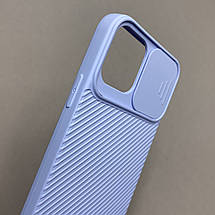 Чохол для Apple iPhone 11 Pro щільний зі шторкою для камери чохол на телефон айфон 11 про блакитний H90, фото 3