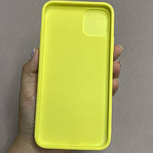Чохол для Apple iPhone 11 Pro Max щільний зі шторкою для камери чохол на телефон айфон 11 про макс жовтий H90, фото 2