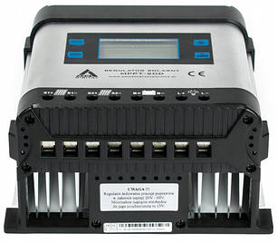 Сонячний контролер заряду MPPT 12/24 30A LCD, фото 3