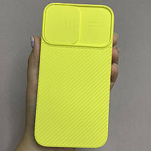 Чохол для Apple iPhone 11 Pro щільний зі шторкою для камери чохол на телефон айфон 11 про жовтий H90, фото 5
