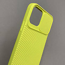 Чохол для Apple iPhone 11 Pro щільний зі шторкою для камери чохол на телефон айфон 11 про жовтий H90, фото 3