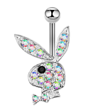 Пірсинг пупка, сережок зайчик 1 шт., фото 2