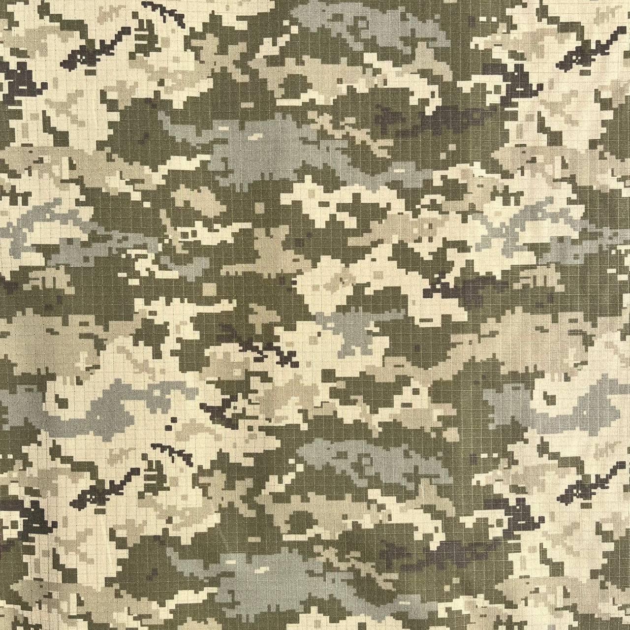 Тканина Ріпстоп 65/35 піксель ЗСУ 235г/м2 (відріз/рулон)