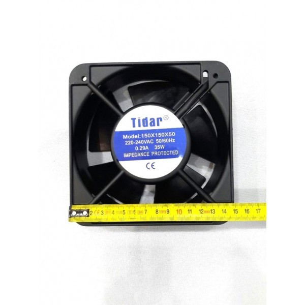 Купити вентилятор Tidar (220V, 0.23A) 150х150x50 мм (квадратний)
