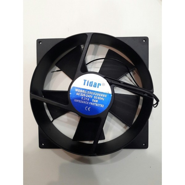 Купити вентилятор Tidar (220V, 0.23A) 200х200x60 мм (напівкруглий)