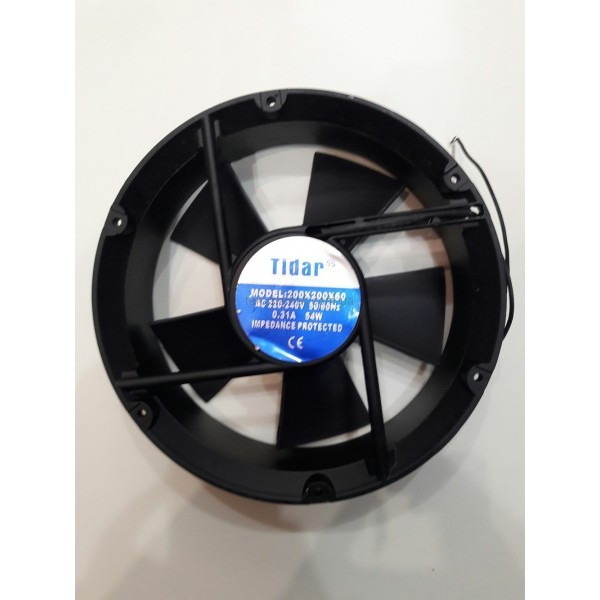 Купити вентилятор Tidar (220V, 0.23A) 200х200x60 мм (круглий)